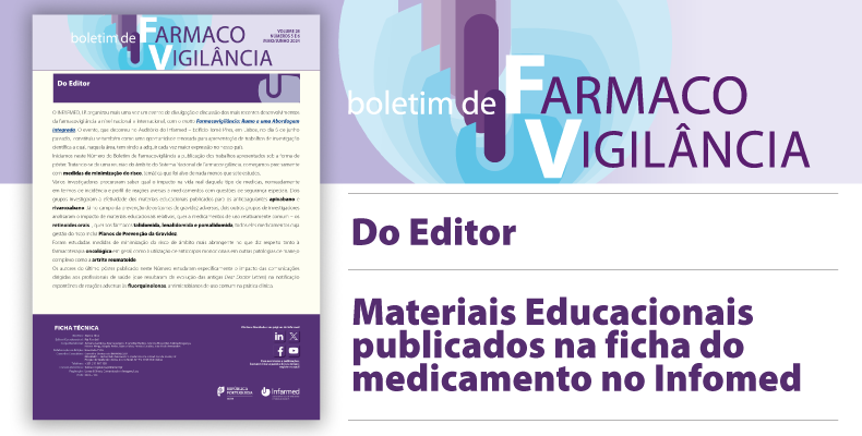 Boletim de Farmacovigilância INFARMED, I.P. Volume 28, nº 5 e 6, maio e junho de 2024
